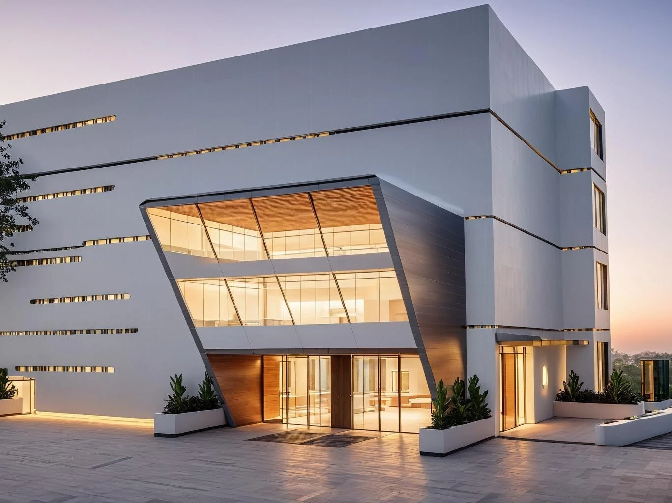 Yalova Thermal Hotel Project — Entrance and exterior design rendering